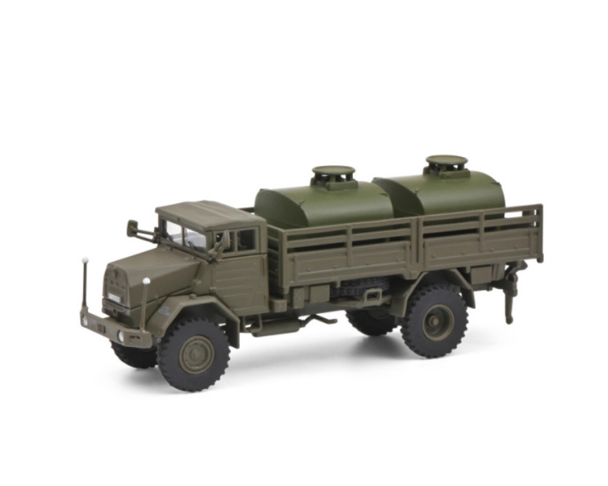 1:87 Schuco MAN Tank Truck 5to gl# Construction Vehicles Diecast Military Model