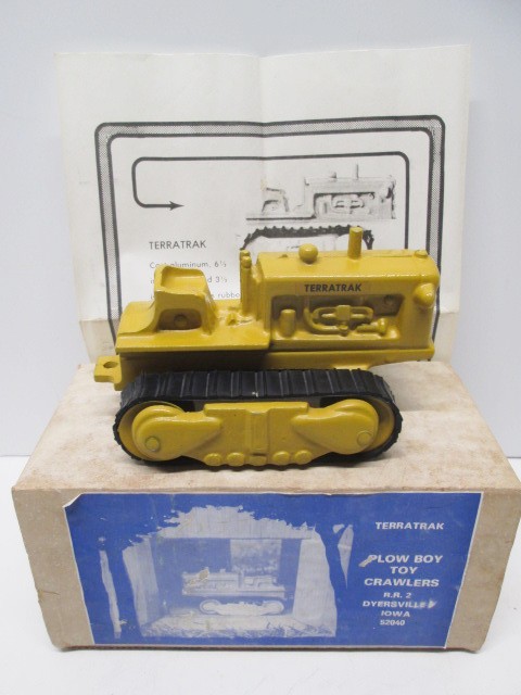 Rare TERRATRAC CRAWLER by PLOW BOY TOY CRAWLERS (Dyersville, Ia.) M.I.B. -1970’s