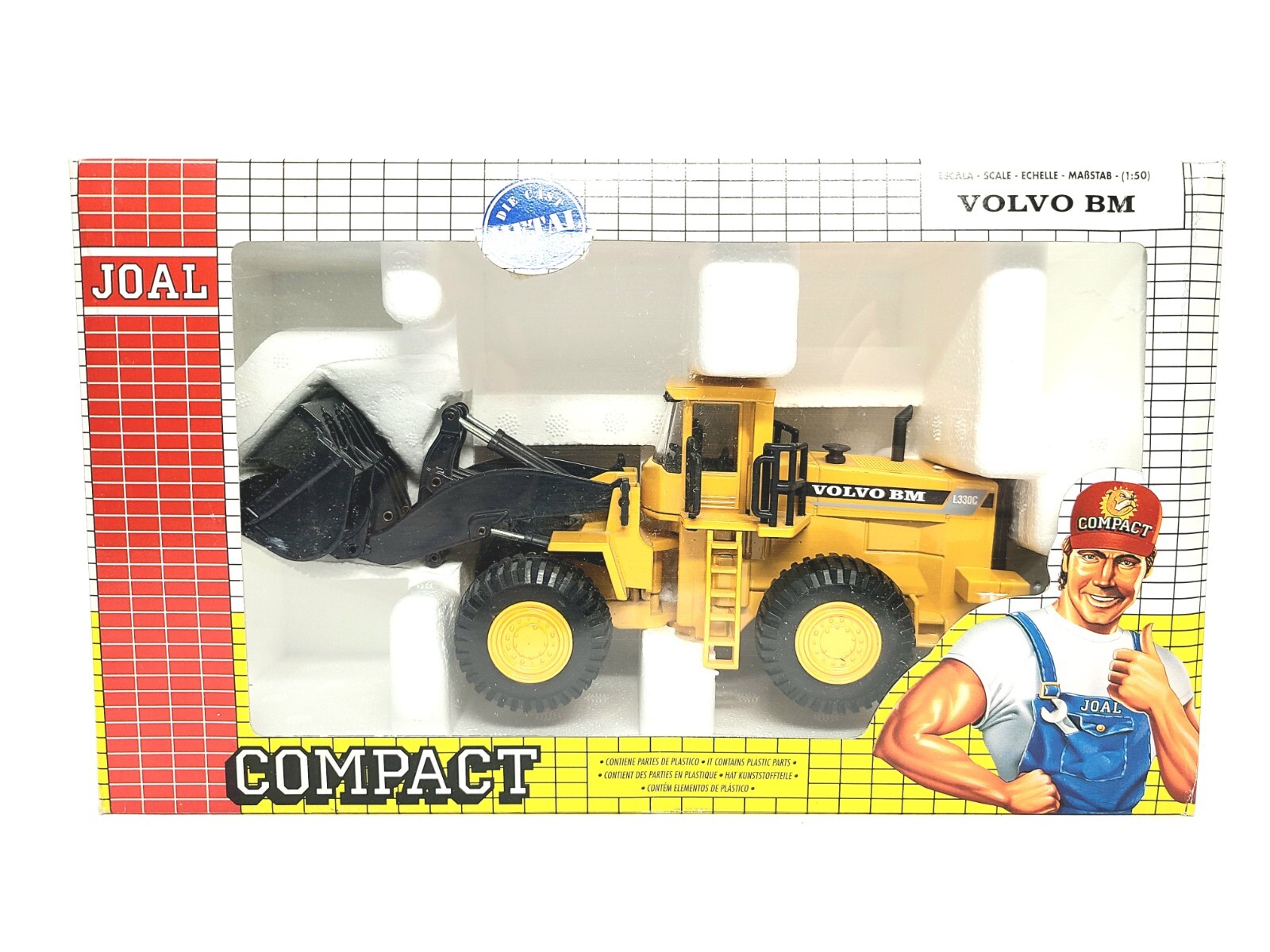 Volvo BM L330C Wheel Loader – Joal 1:50 Scale Diecast Model #197 New