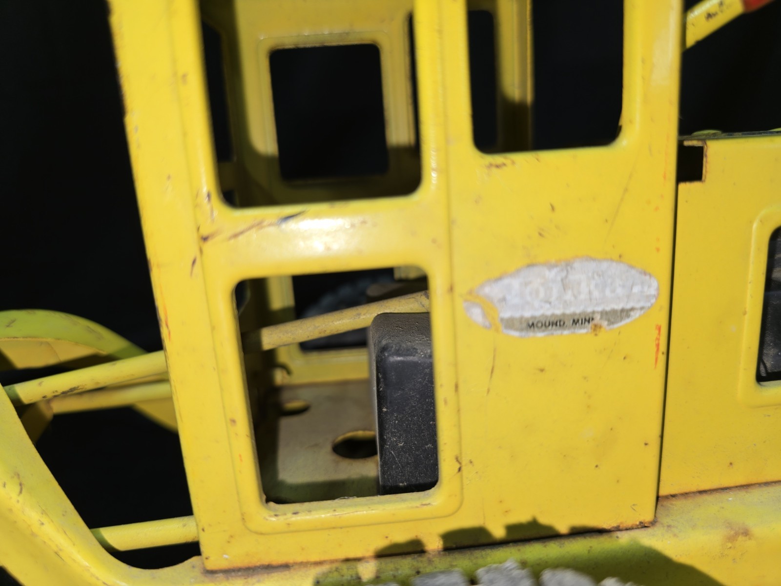 Vintage 1960s Tonka Motor Grader Pressed Steel Yellow USA Classic Display Piece