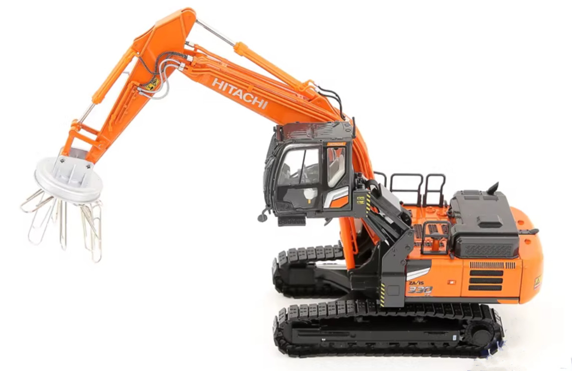 1:50 HITACHI ZX330LC-7 Magnet Suction Excavator Construct Machine Diecast Model