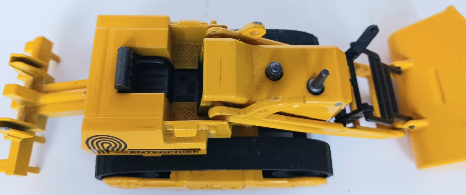 Marjorette Enterprise Bulldozer ECH 1/56 Scale 2103920 Large Vintage Cat Dozer