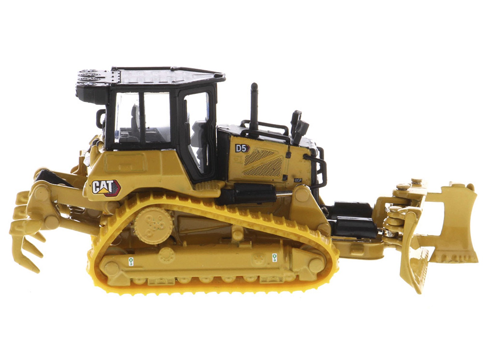 CAT Caterpillar D5 Track Type Dozer Yellow with Fine Grading Undercarriage