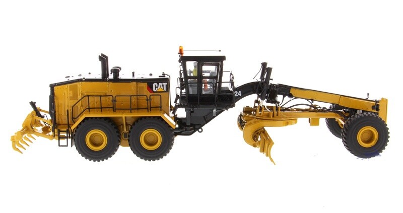 1:50 DM CAT24 Motor Grader Construction Vehicles Equipment Machine Diecast Model