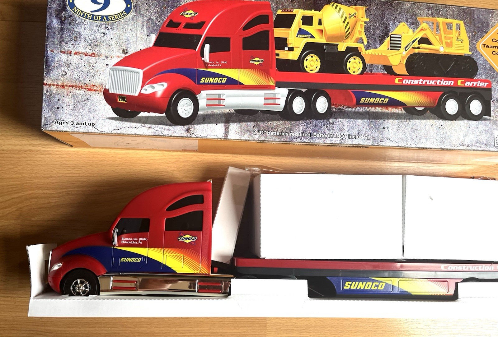 SUNOCO 2002 Construction Carrier Truck NINTH IN A SERIES 9th Big Rig Hauler NEW