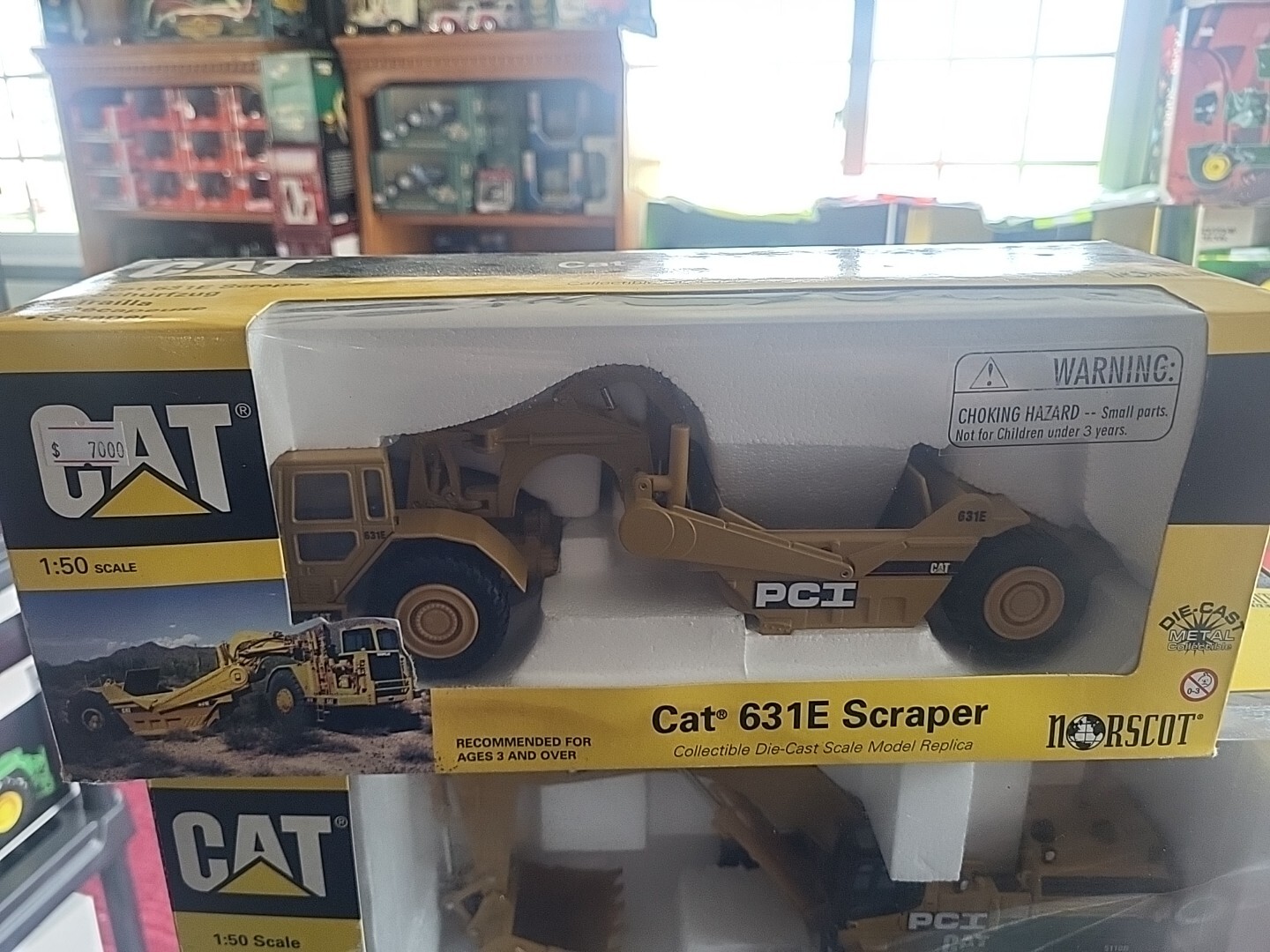 CAT 631E Scraper 1:50 Scale PCI Edition Die-Cast Norscot Metal Scale Model