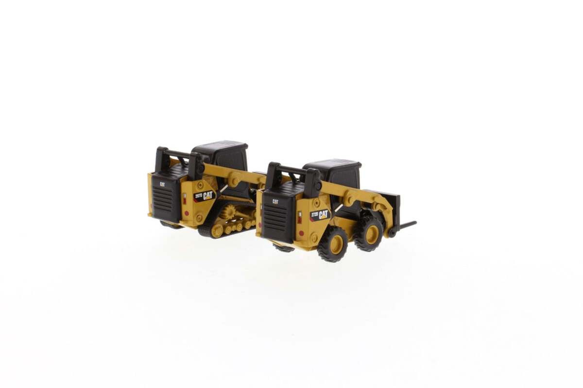 DieCast Masters 85693 1:64 CAT Skid Steer Loader & Compact Track Loader Pair