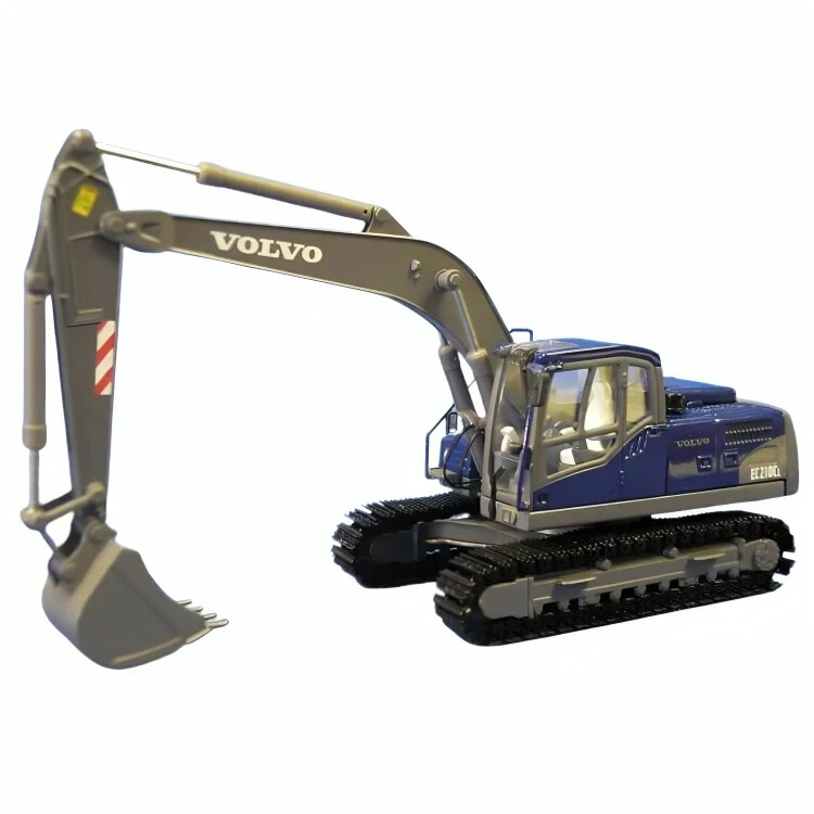 Motorart 13382 Volvo EC210C Tracked Excavator Blue/Silver 1/50 Die-cast NEW MIB