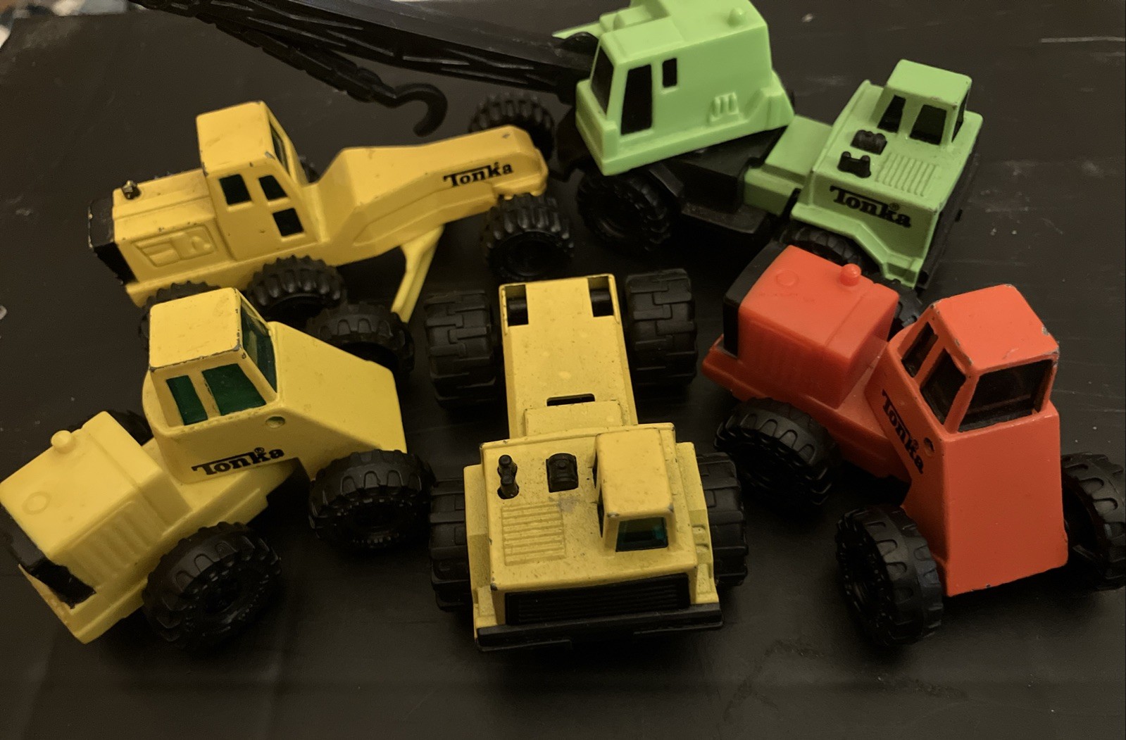 Maisto 4pc. Mighty TONKA Miniature Toy Construction Set Nice Condition 1998