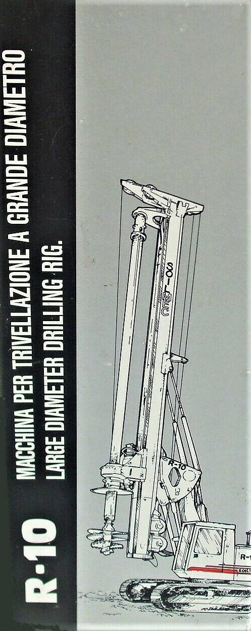 NZG 358 Soilmec R-10 Drilling Machine 1/50 Die-cast LN