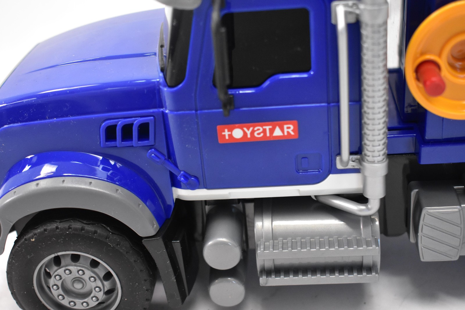 ToyStar Blue Cement Mixer Truck Toy Construction Vehicle Kids Battery Operated