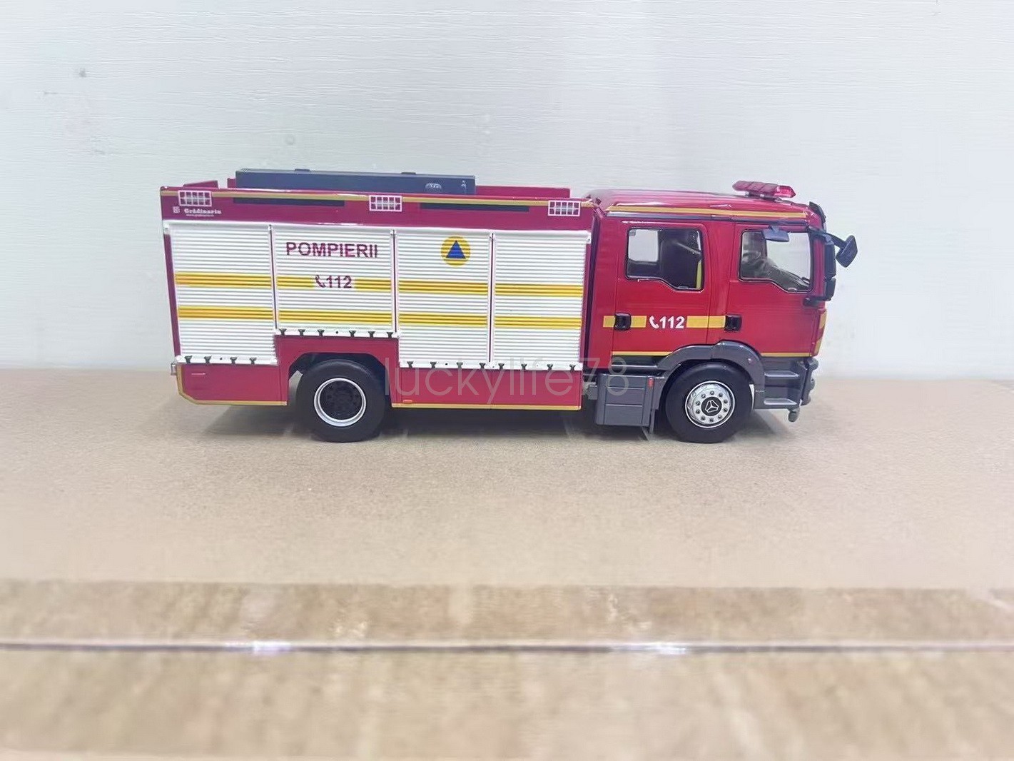 1/43 Scale MAN POMPIER II Fire Truck Diecast Model Toy Gift Collection IN BOX