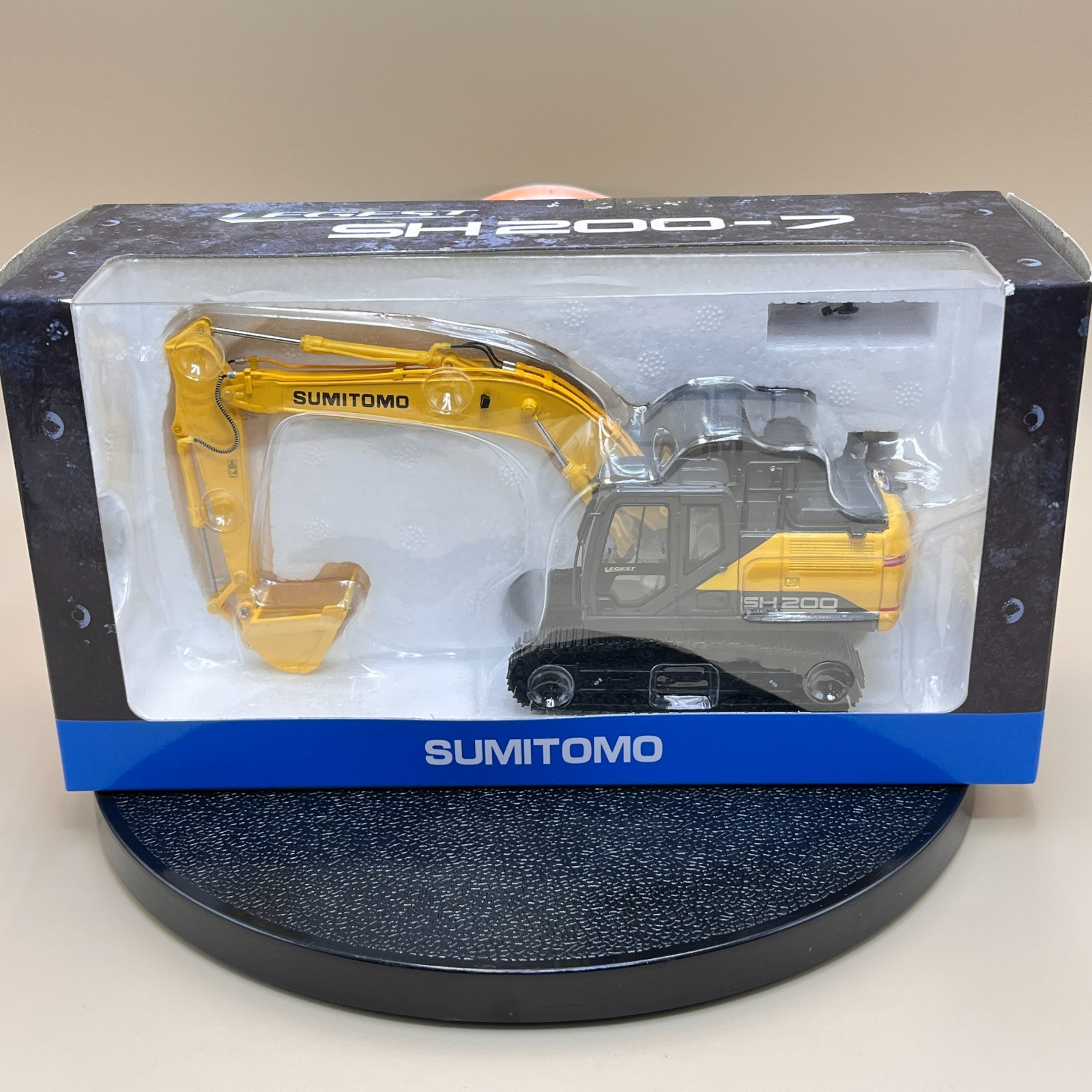 SUMITOMO 1/50 SH200-7 Hydraulic Excavator for Real performance metal model