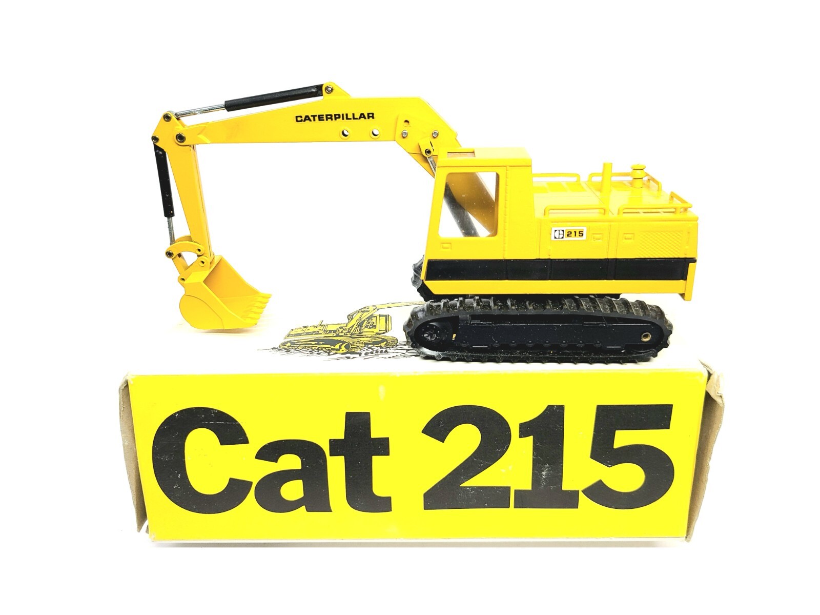 Caterpillar Cat 215 Excavator – NZG 1:50 Scale Diecast Model #190