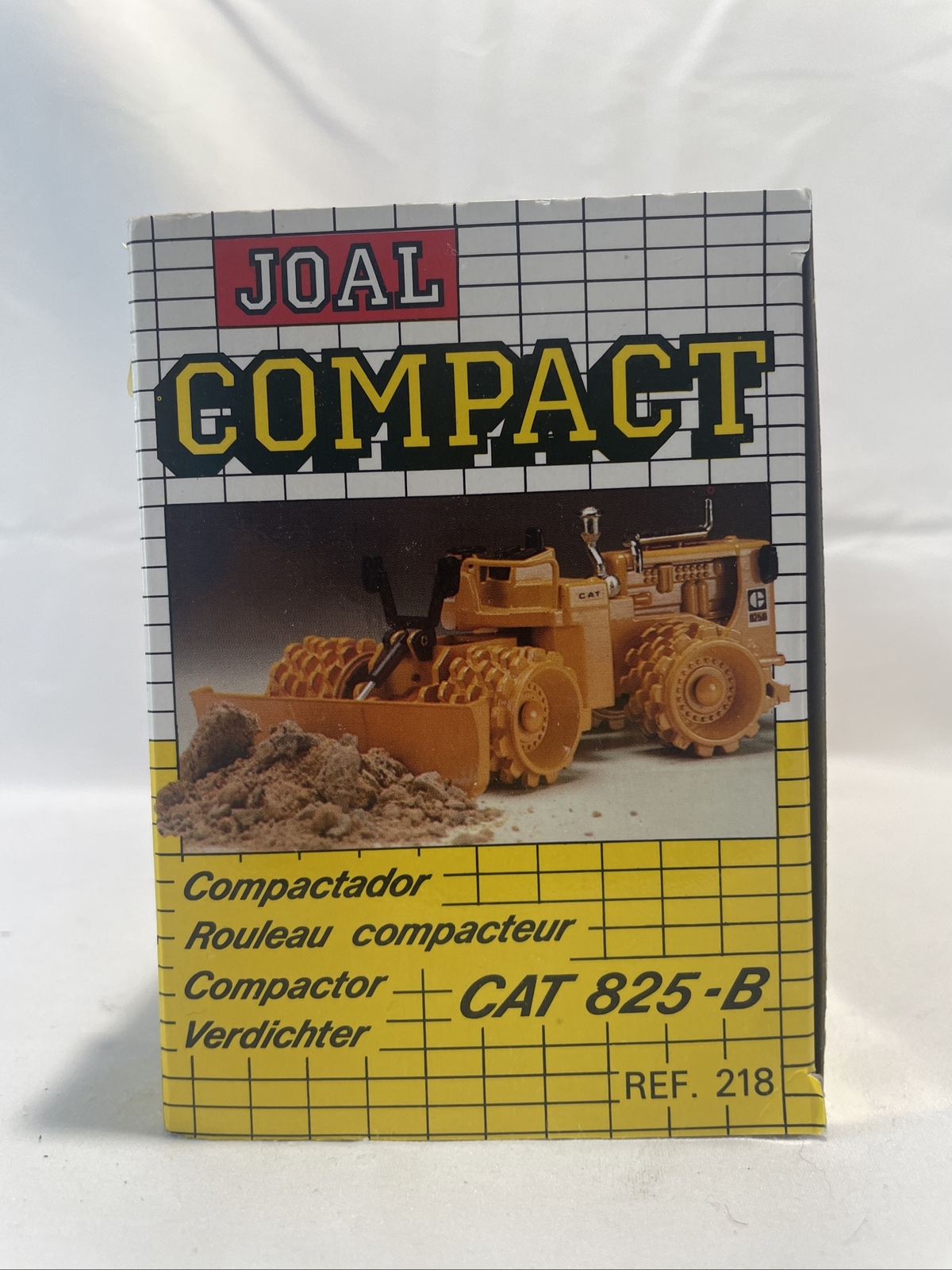 Caterpillar CAT 825-B Compactor Roller 218 Joal Compact Diecast Metal 1:50 NIB