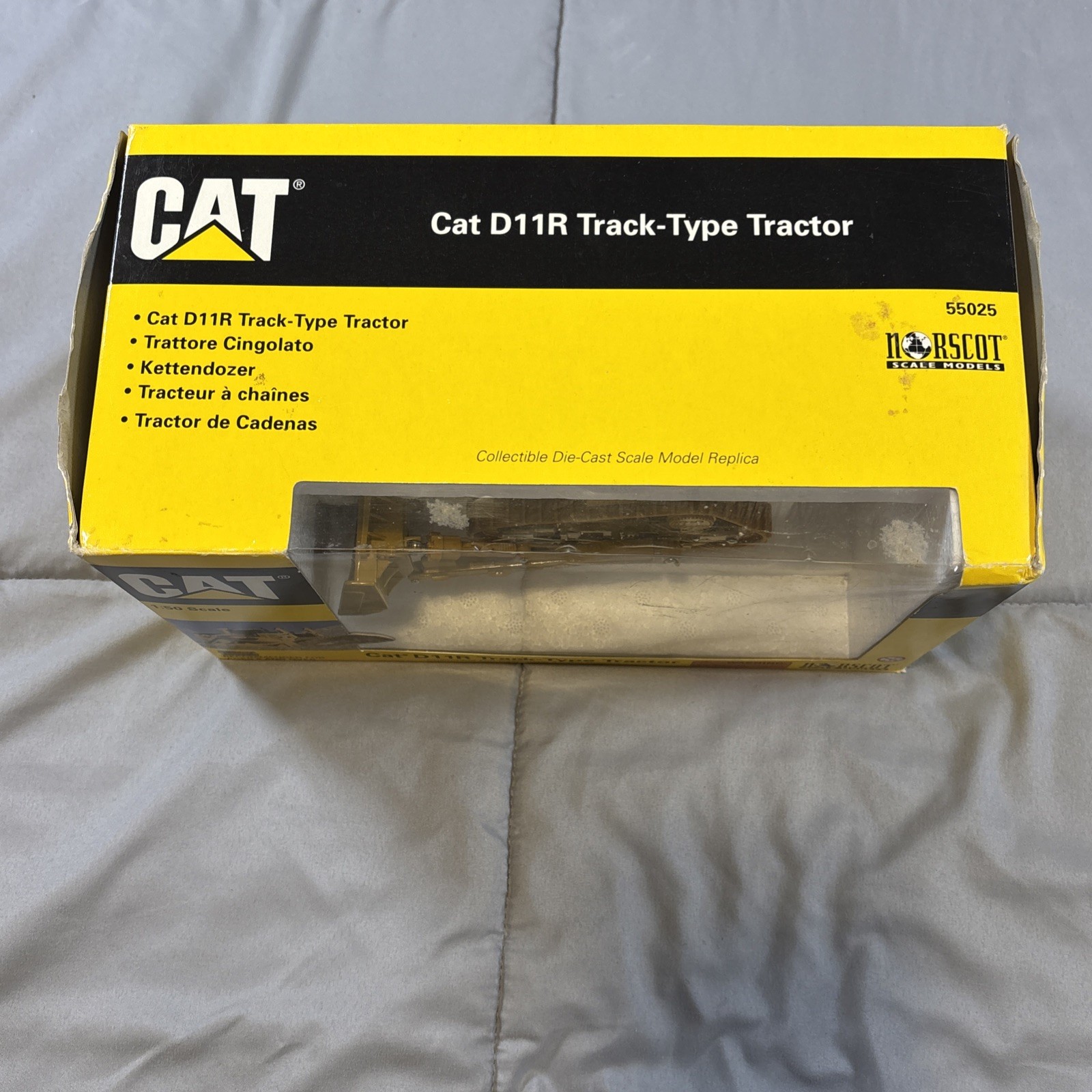 NORSCOT 1/50 SCALE #55025 CATERPILLAR CAT D11R TRACK-TYPE TRACTOR W/RIPPER NIB