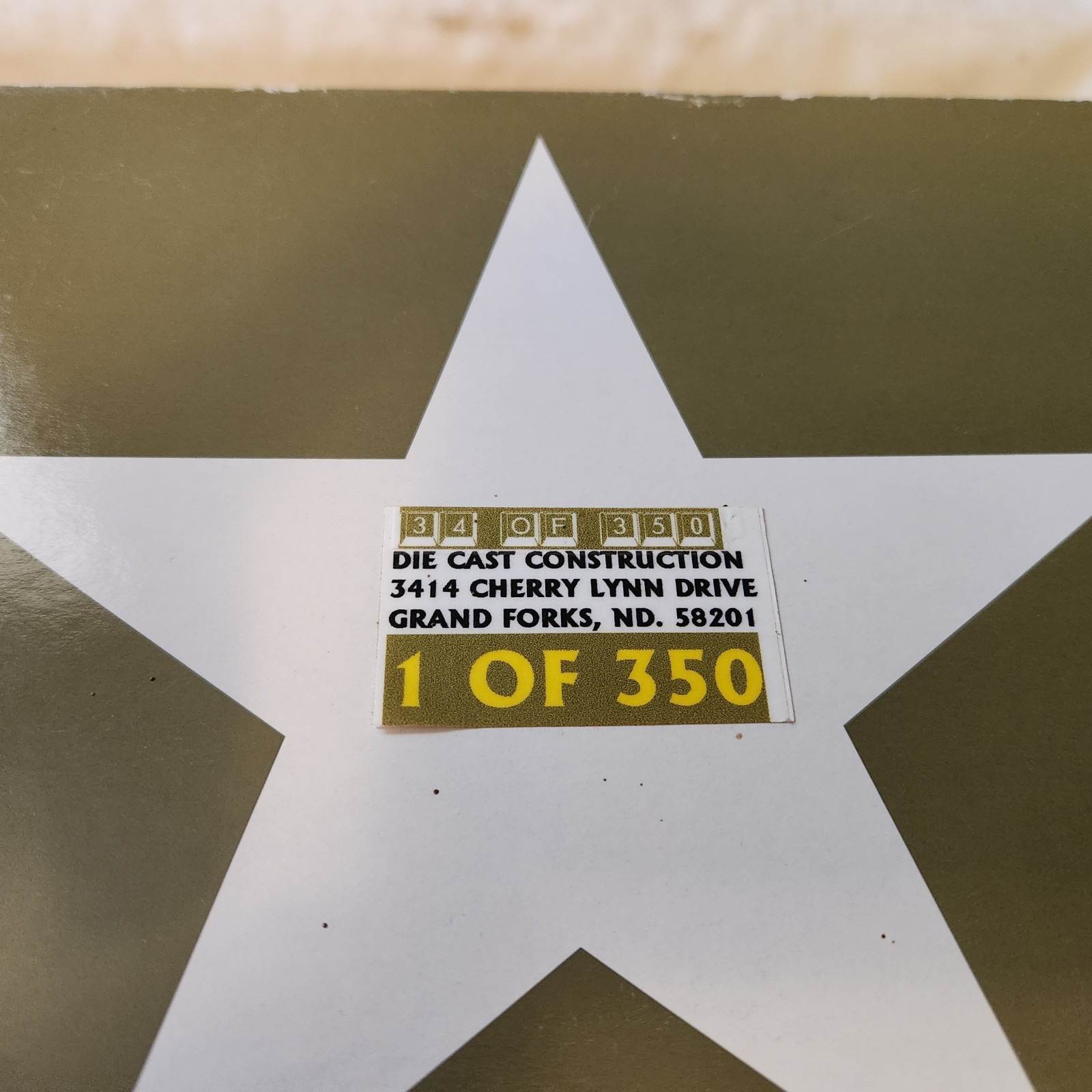 1/25 International 433 Military Pay Scraper by 1ST GEAR NIOB, Open Box 34 Of 350