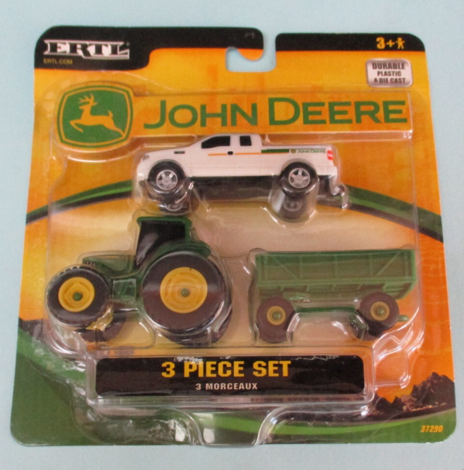 JOHN DEERE – ERTL, 3 PIECE SET (37290) Toy (unopened original box)