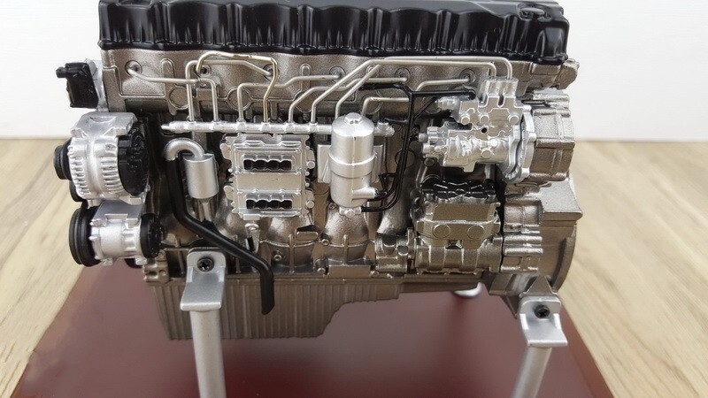1:12 YC DIESEL Engine Transmission Construct Machine Equipment Diecast Model