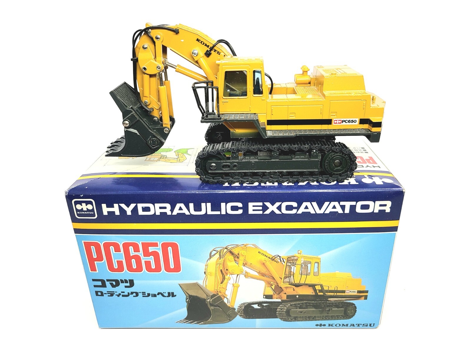 Komatsu PC650 Hydraulic Front Shovel – Shinsei 1:50 Scale Diecast Model #614 New