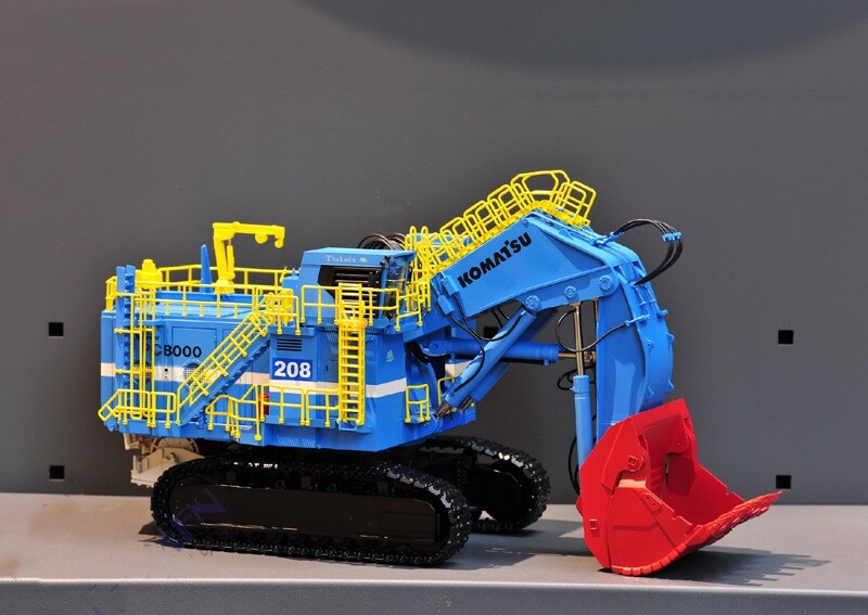 1:50 BYMO PC8000-6 Electric Shovel “Jwaneng” Excavator Equipment Diecast Model