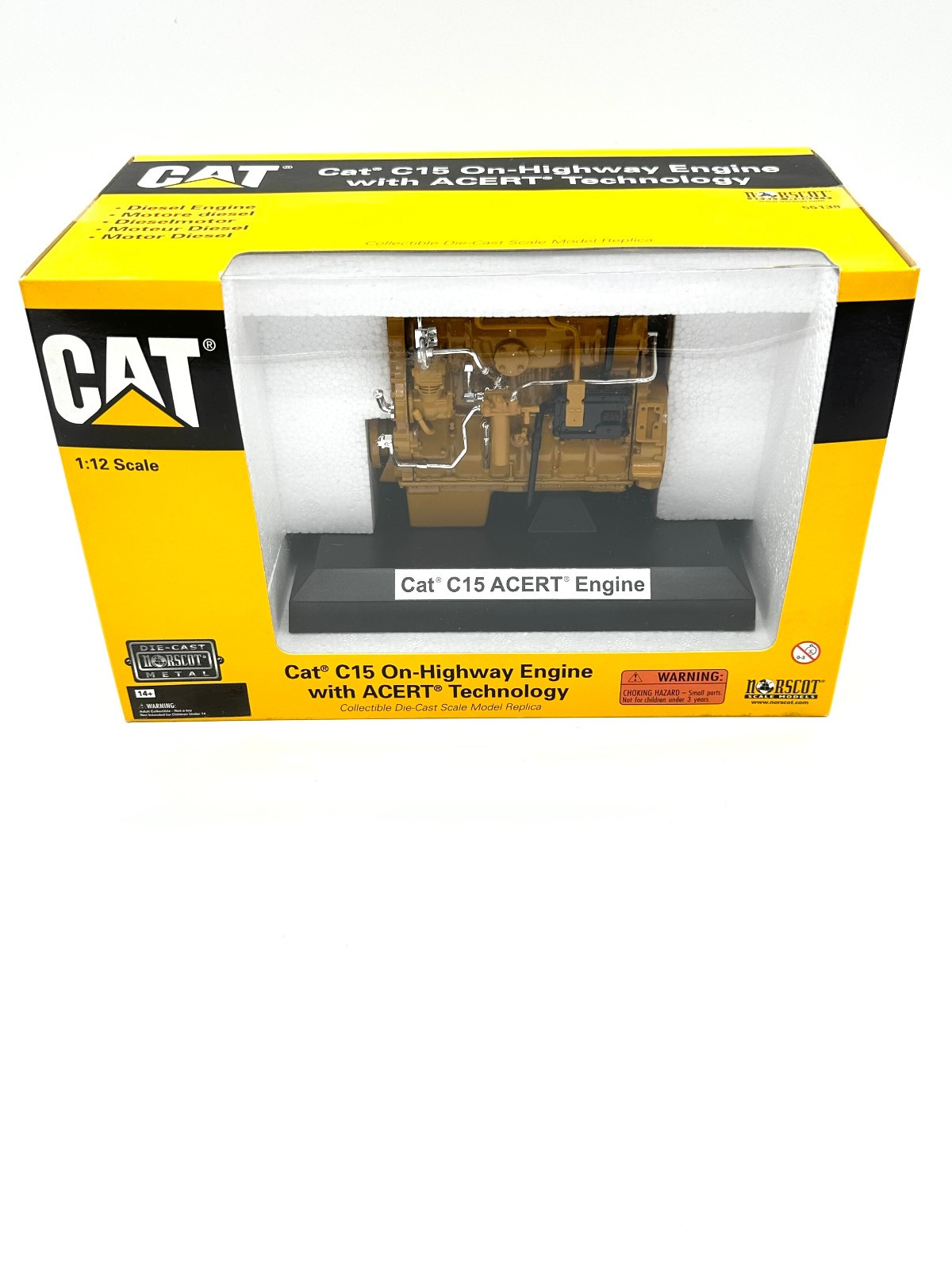 Caterpillar C15 Acert On-Highway Engine By Norscot 1/12th Scale