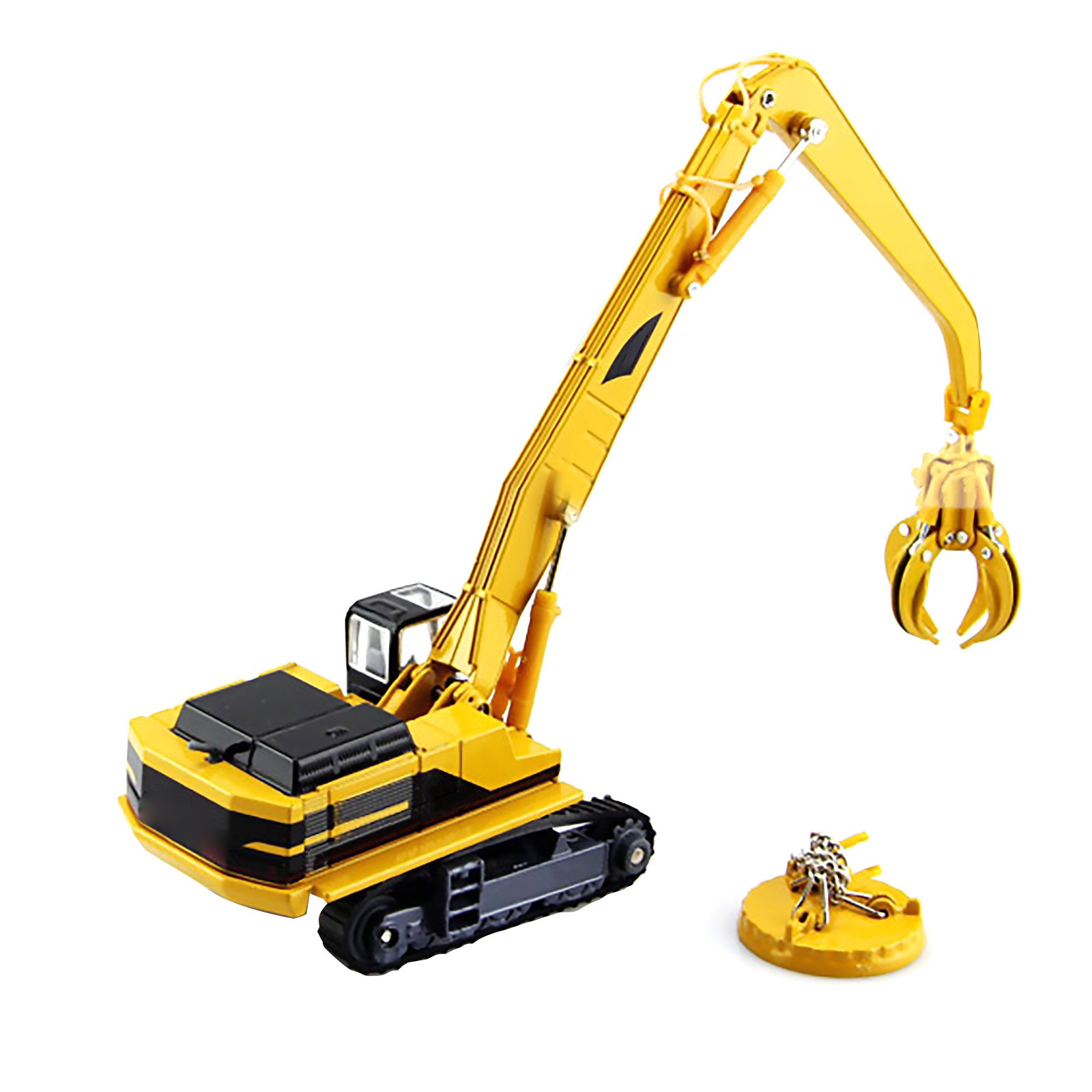 High Simulation 8cm Diecast Alloy 1/87 Metal Material Handling Vehicle Model