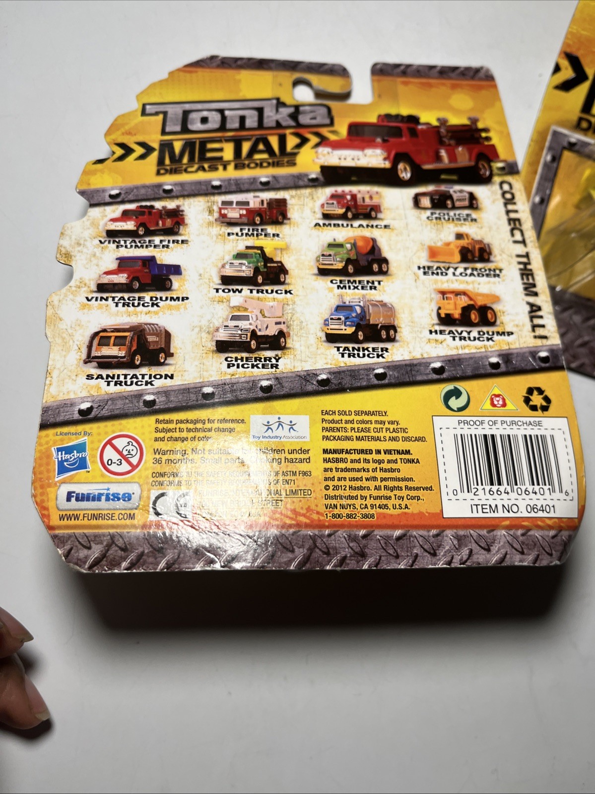 TONKA VINTAGE DUMP& FIRE TRUCK METAL DIECAST BODIES NEW