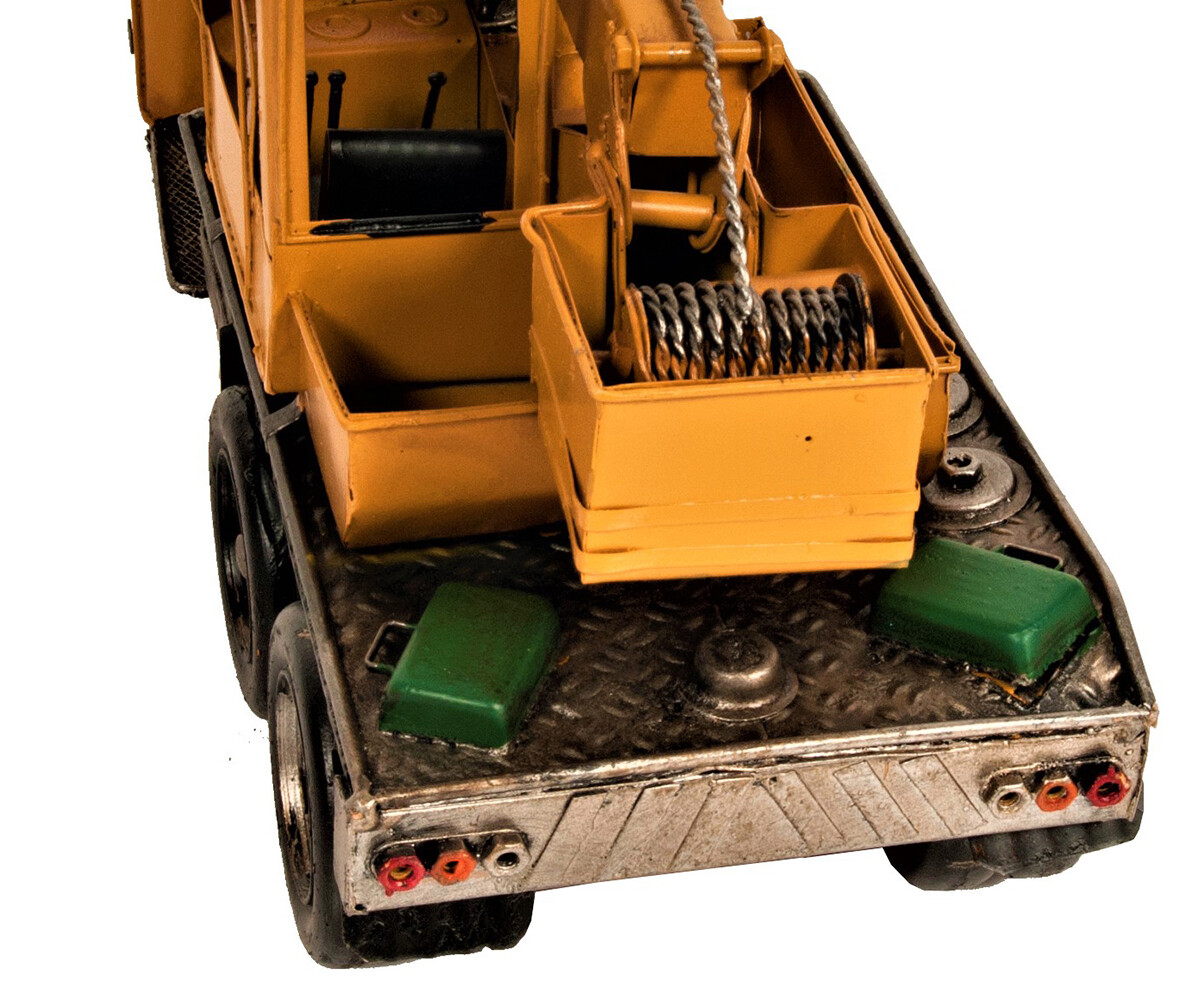 Mobile Crane Boom Truck Metal Model 18″ Collector Construction Equipment Vehicle