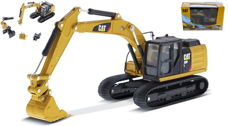 Diecast Master CAT 320F L Hydraulic Excavator Scale 1:64