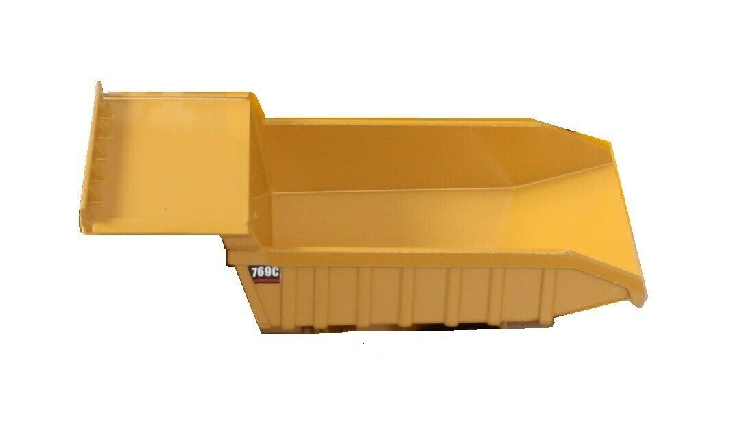NZG 222 Caterpillar 769C Dump Body Trailer / Crane Load 1/50 Die-cast New