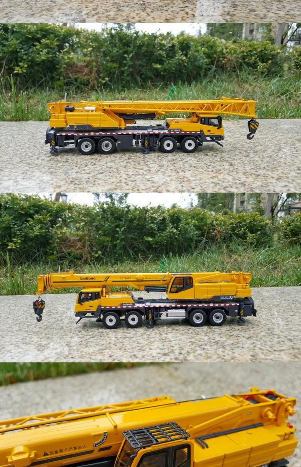 Original 1:50 LIUGONG TC750C5 non-Sany XCMG crane crane model