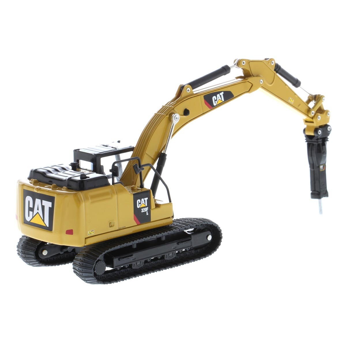 1/64 Caterpillar CAT 320F L Hydraulic Excavator w/ 5 Work Tools 85636