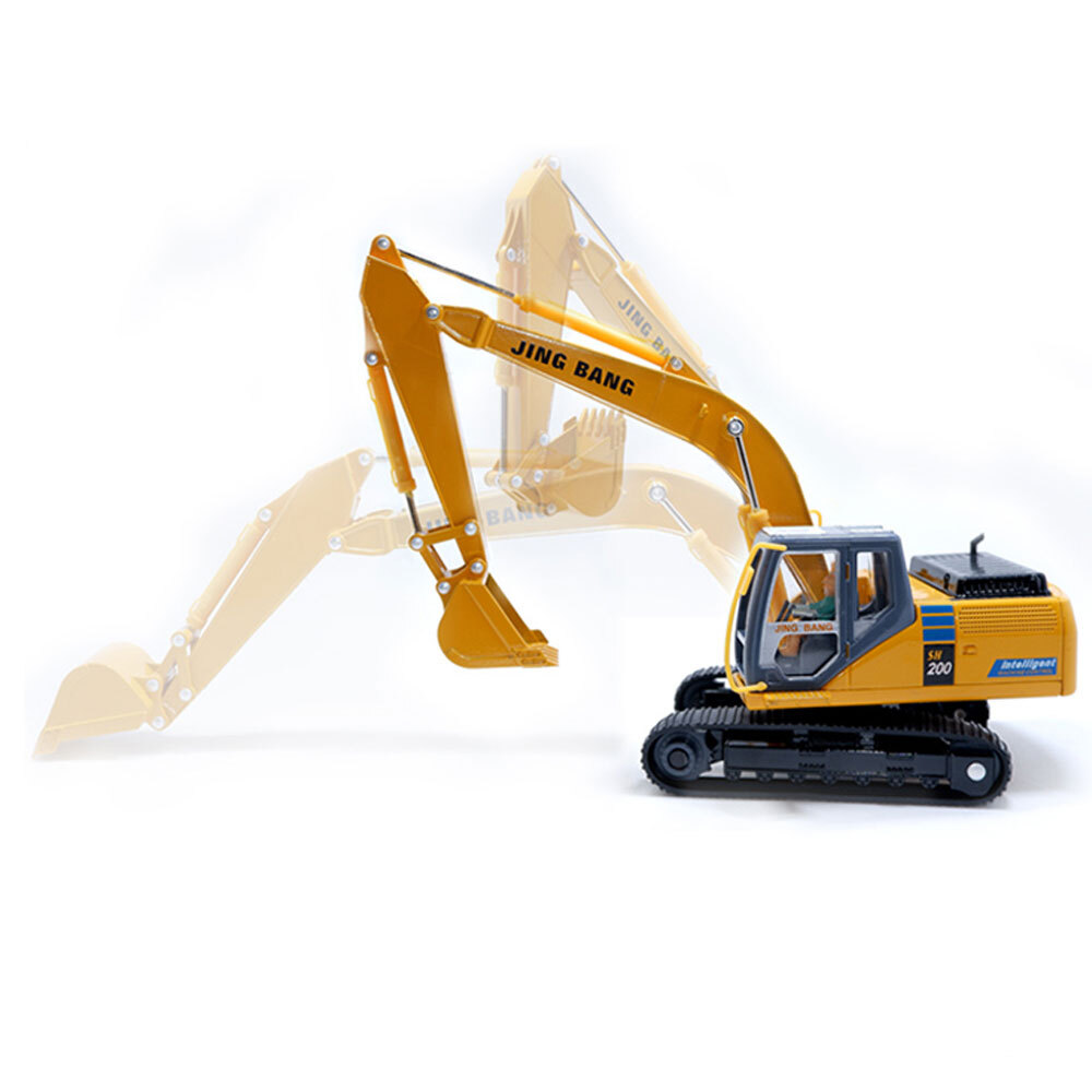 9.4 Inch Excavator Toy Diecast Model Construction Equipment Boys Toys Kids Gifts