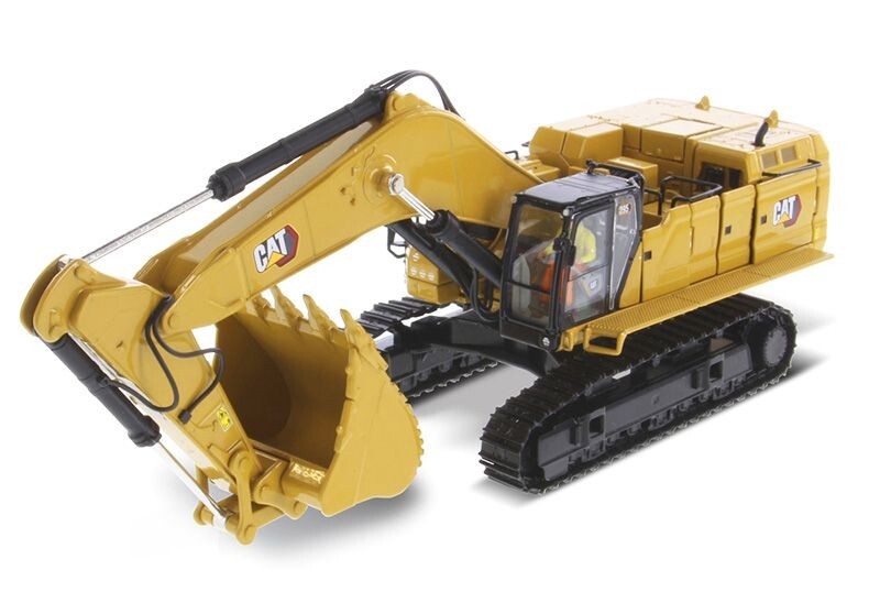 DIECASTMASTER85959 LEATHER CATERPILLAR 395 NEXT GENERATION 1/50