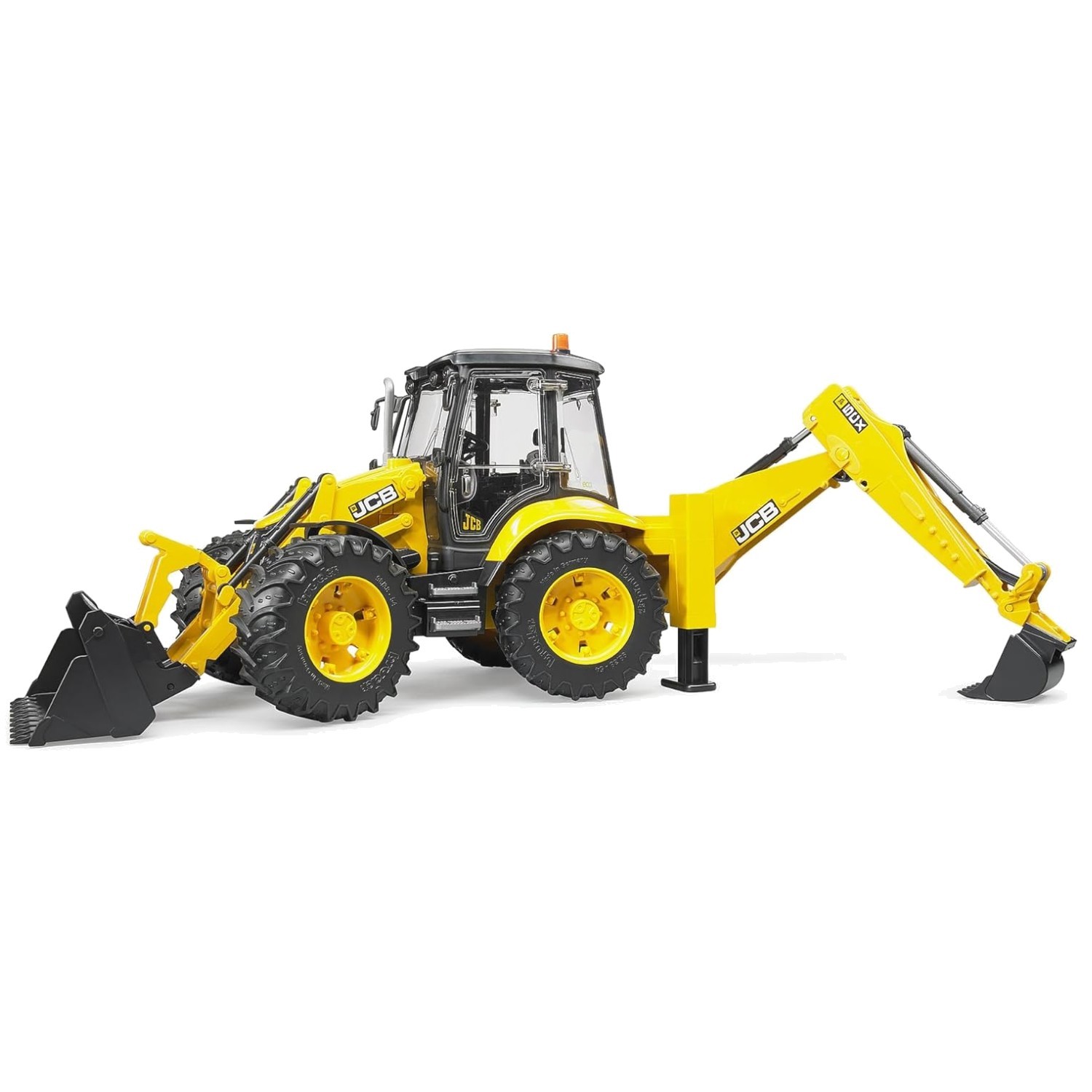 CAT Backhoe Loader Toy, Realistic Digger, 1:16 Scale