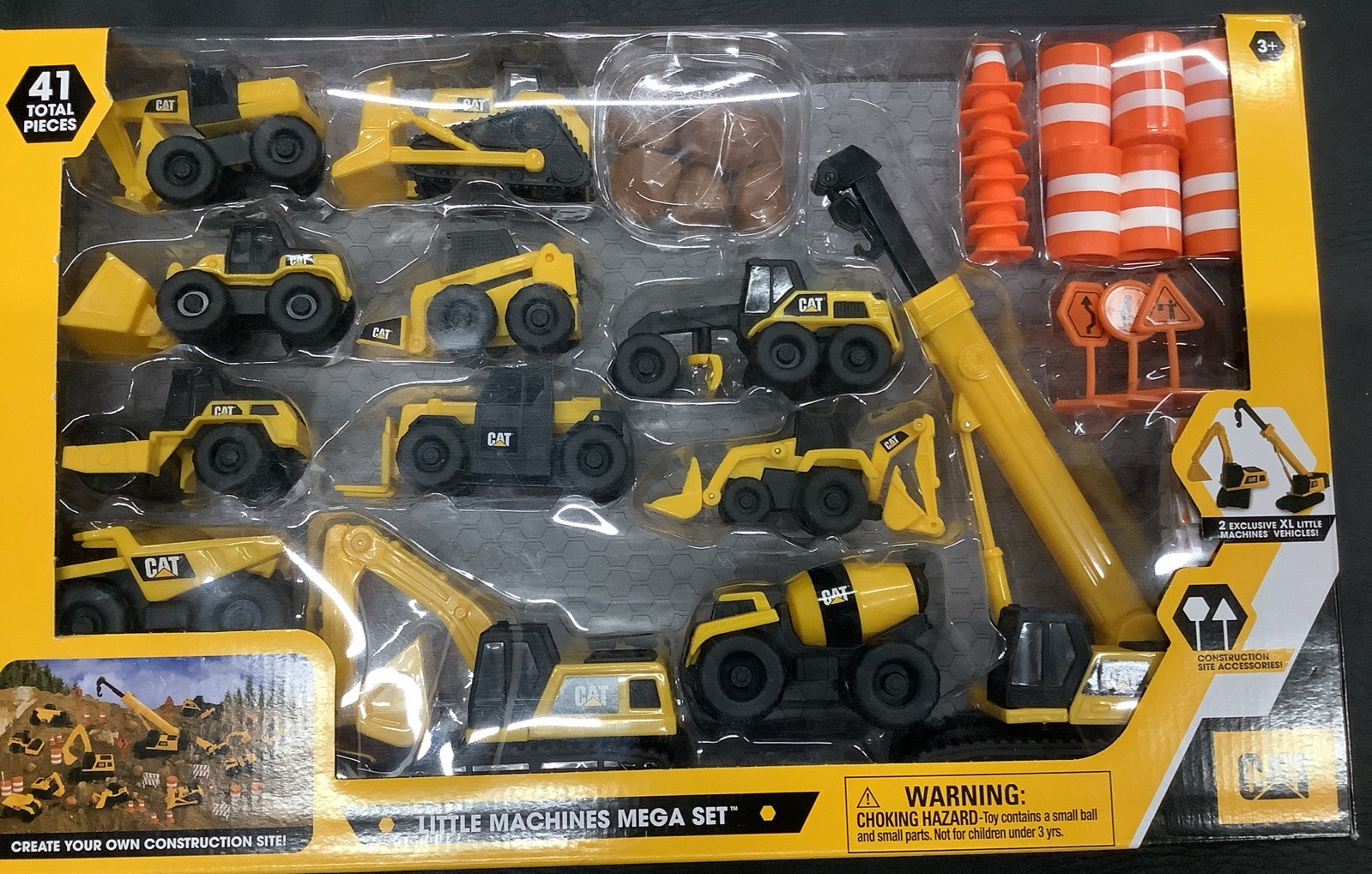 Cat Little Machines Mega Set 41 Total Pieces Funrise