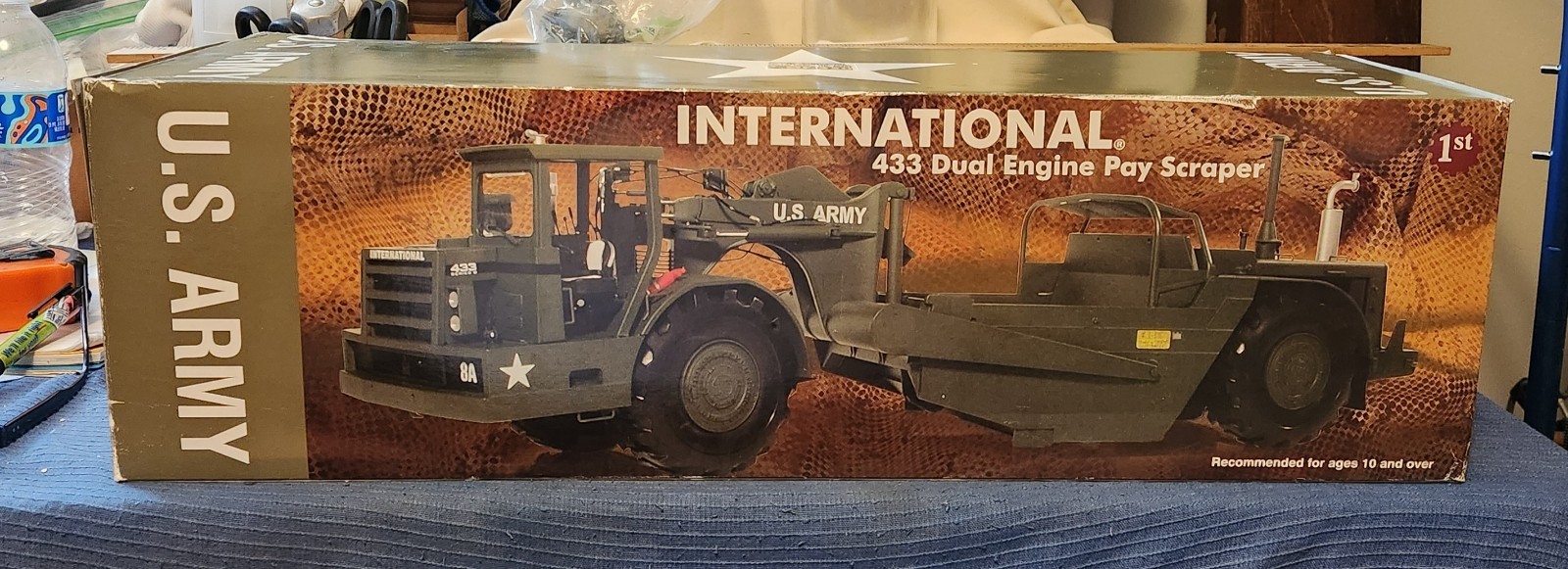 1/25 International 433 Military Pay Scraper by 1ST GEAR NIOB, Open Box 34 Of 350