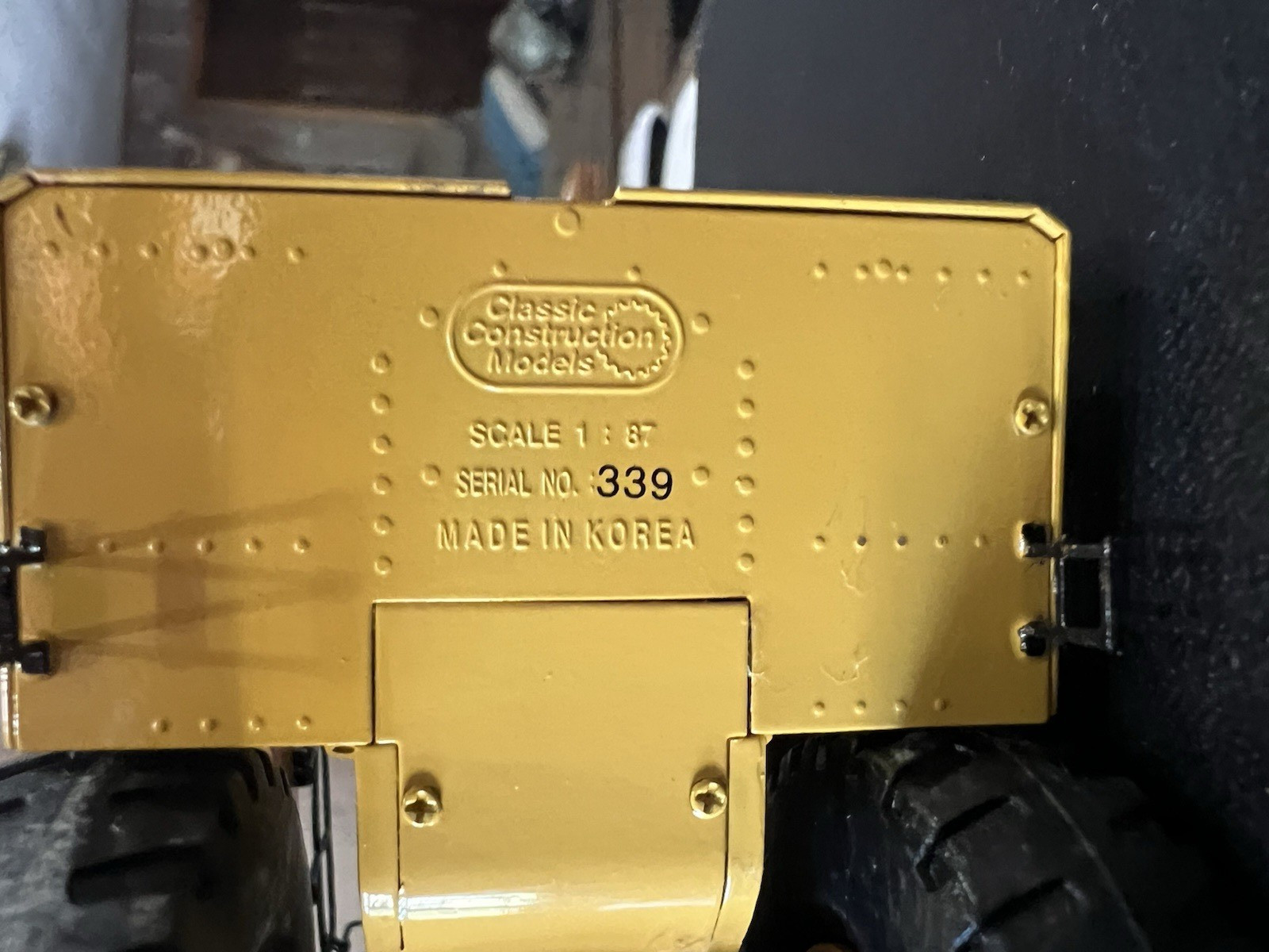 1/87th scale brass Classic Construction Models Caterpillar 994D serial #339