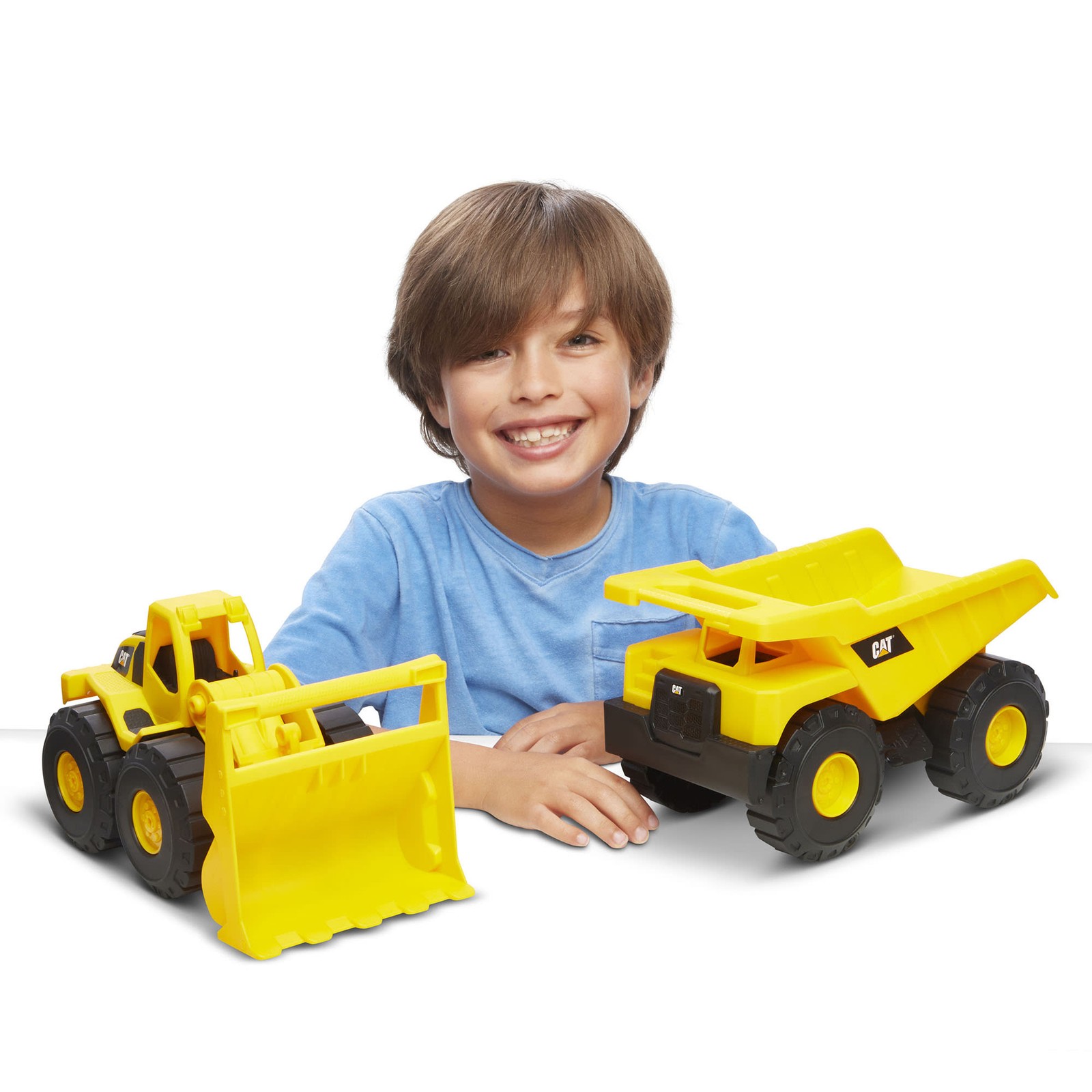 CAT: Construction Fleet Toy Bulldozer, Play Vehicles, 10″, Yellow, Kids