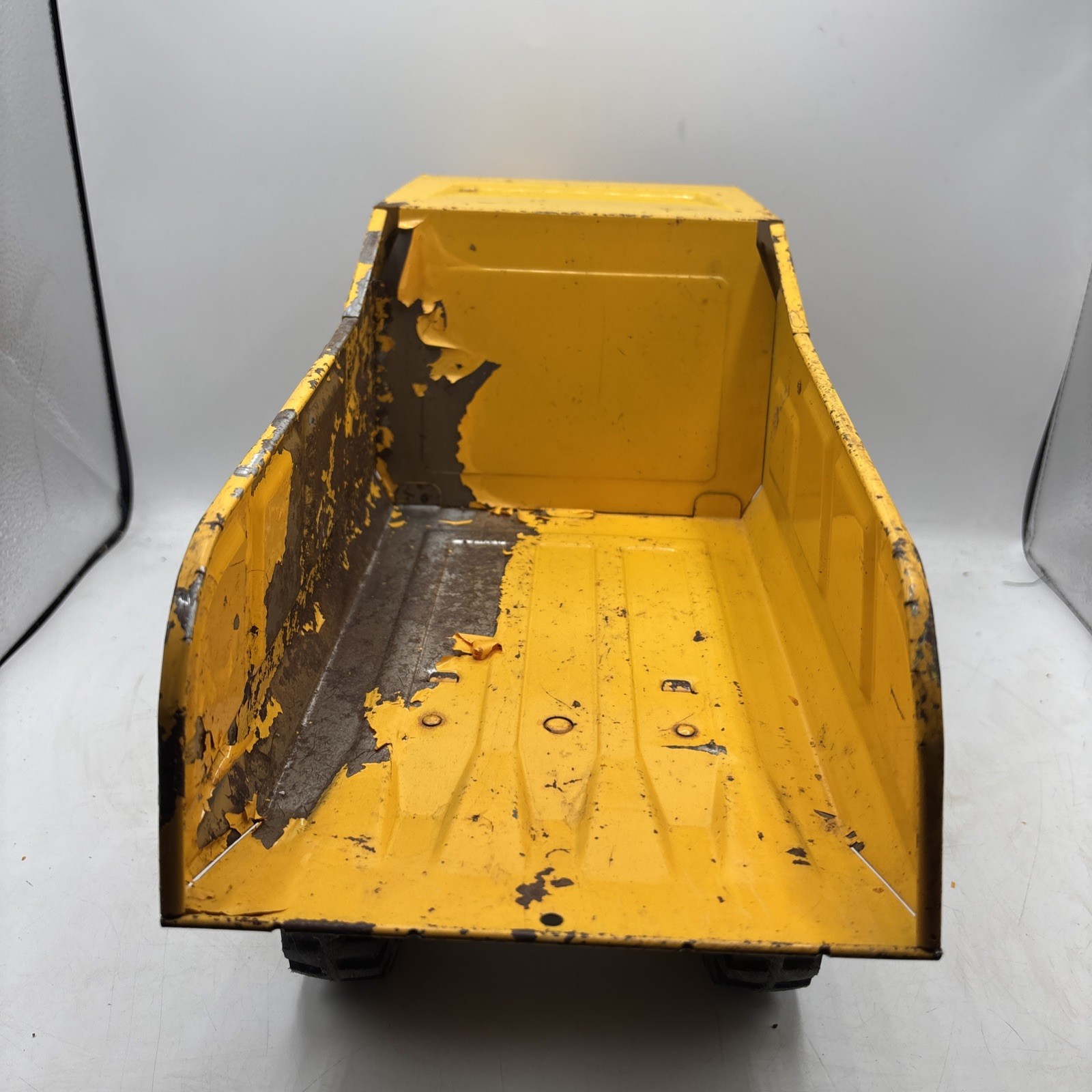 Vintage Nylint Jumbo Dump Truck Pressed Steel Yellow Large- Paint Peeling