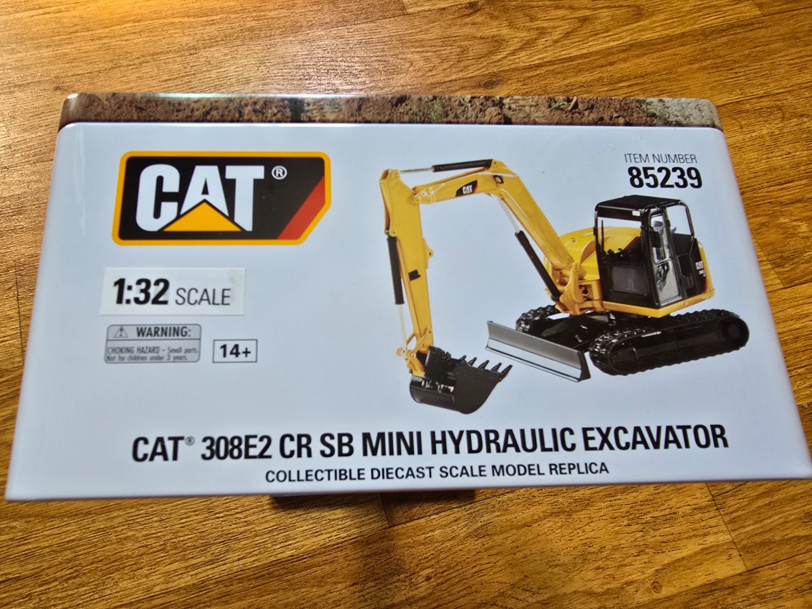 CAT Caterpillar 308E2 CR SB Mini Excavator “High Line” Series 85239 Die Cast