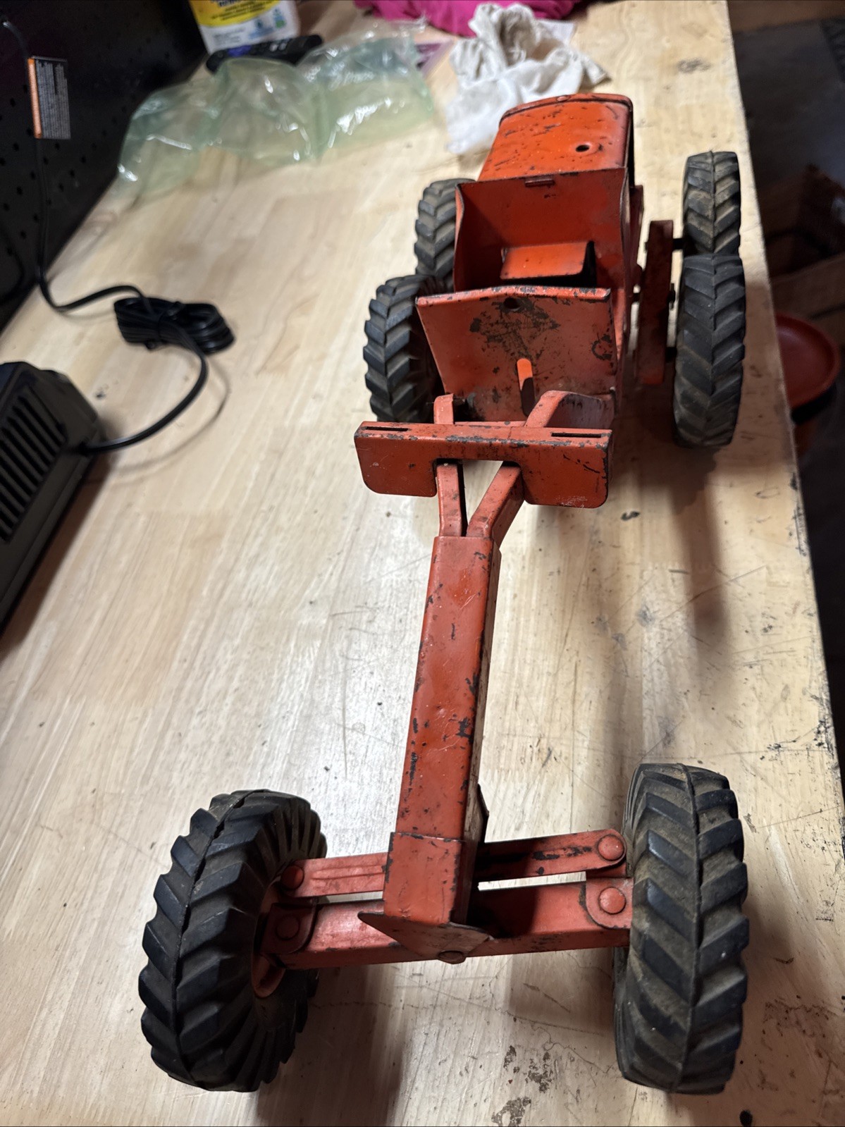 Vintage Model Road Grader Pressed Steel Nylint
