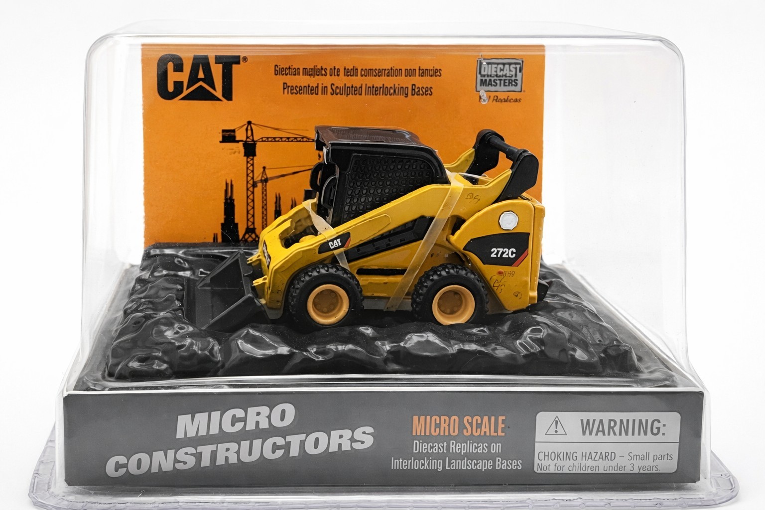 CAT 272C Skid Steer Loader Diecast Masters Micro Constructor 85974 New