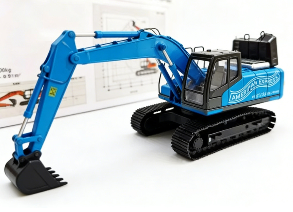 1:50 HITACHI ZH200-6 Excavator Construction Machinery Equipment Diecast Model