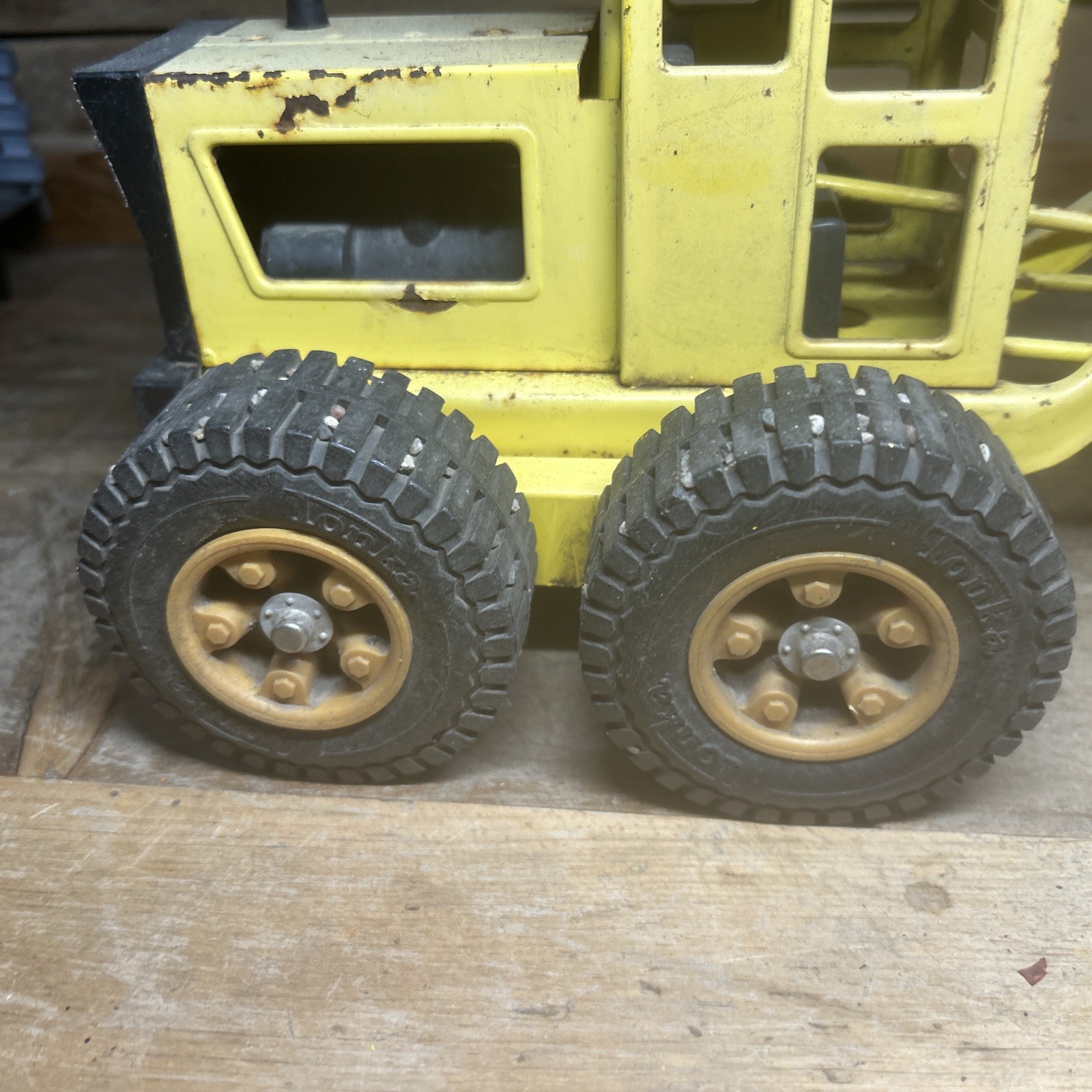 Vintage Tonka Road Grader 1960s Pressed steel, USA made, Classic and collectible