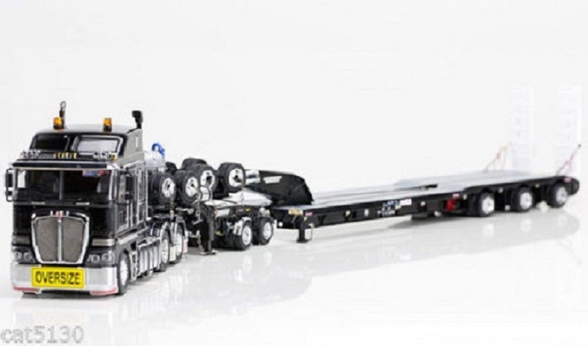 Kenworth K200 w/ Drake Trailer – “BLACK” – 1/50 – #ZT09035
