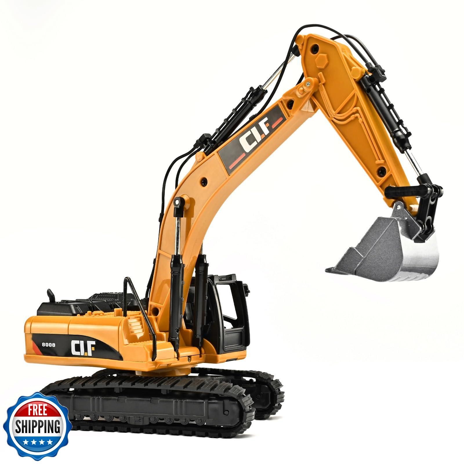 NOVAFUSION Excavator Toys for Boys 3-5 Year Old,Crawler Excavator