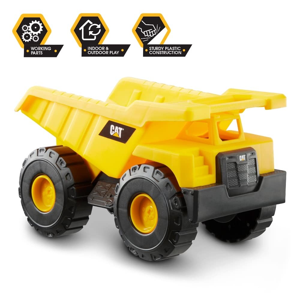 Construction 7″ Dump Truck, Loader & Excavator toys Combo Pack