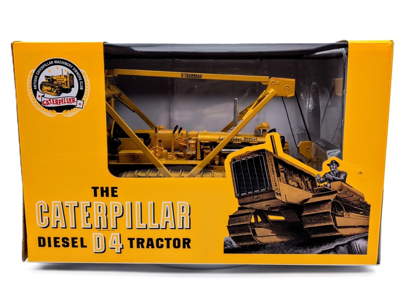 1/16 Caterpillar Cat D4 2T LeTourneau Blade Winch – SpecCast Scale #CUST1432